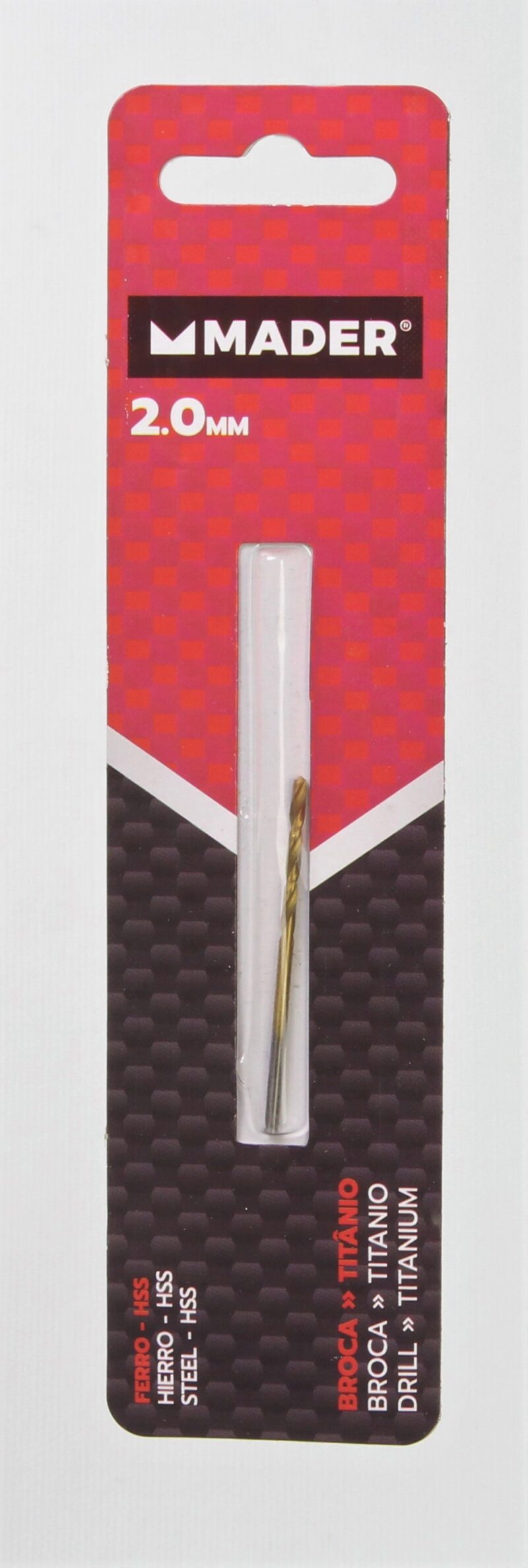 MADER 95152 - Brocas HSS para Metales, Titanio, 2mm - Imagen 4