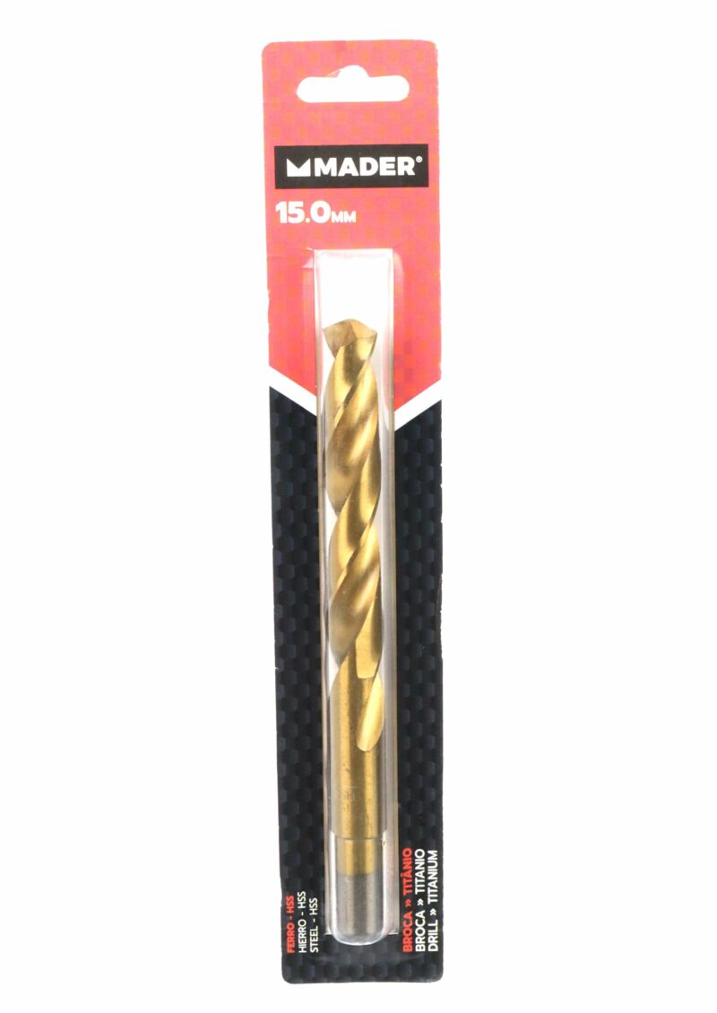 MADER 95178 - Brocas HSS para Metales, 15mm - Imagen 4