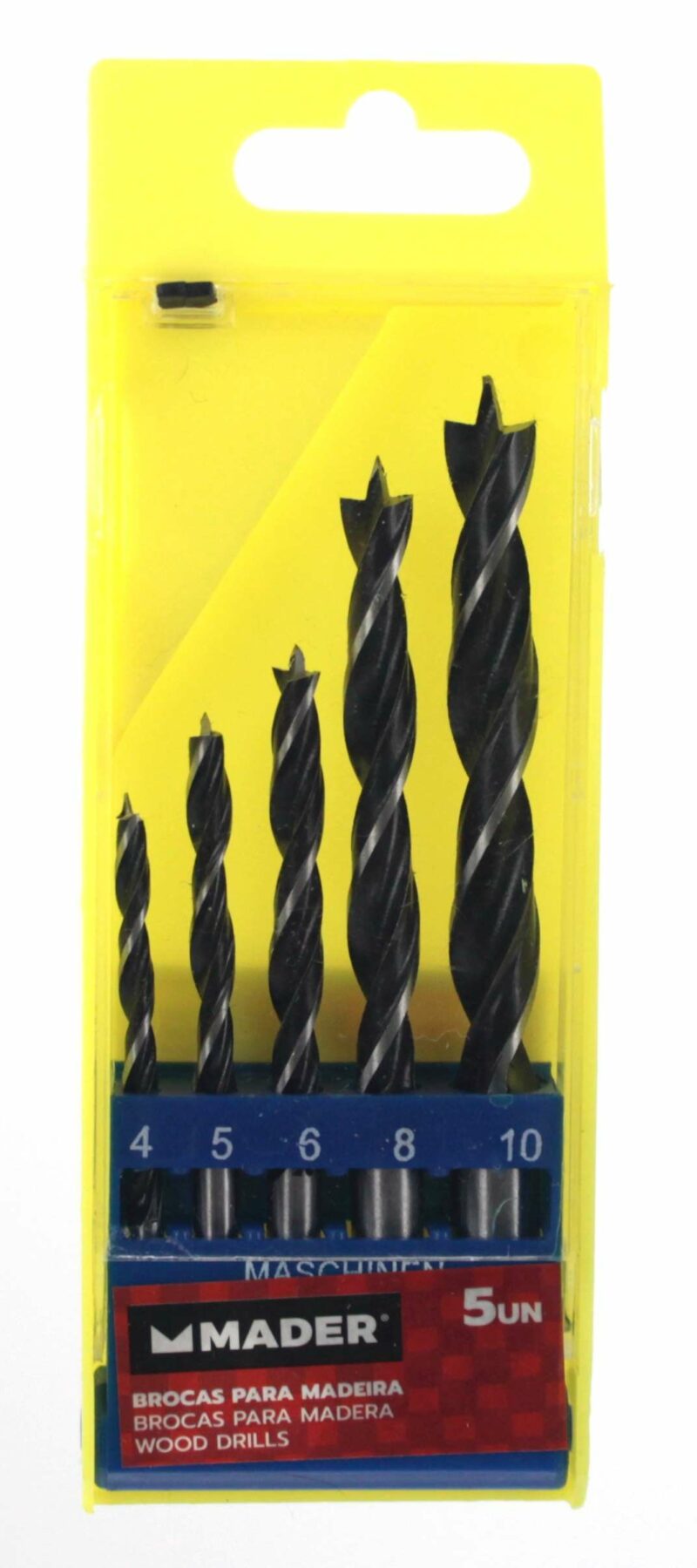 MADER 95820 - Brocas para Madera, Acero Carbono, 5Un - Imagen 3