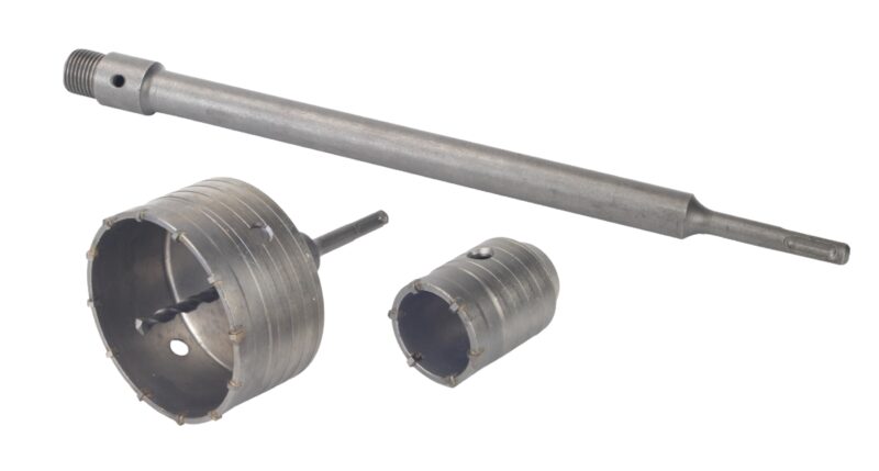 MADER 95863 - Sierra Corona para Hormigón con Extensión, Punta Diamante, 3Un