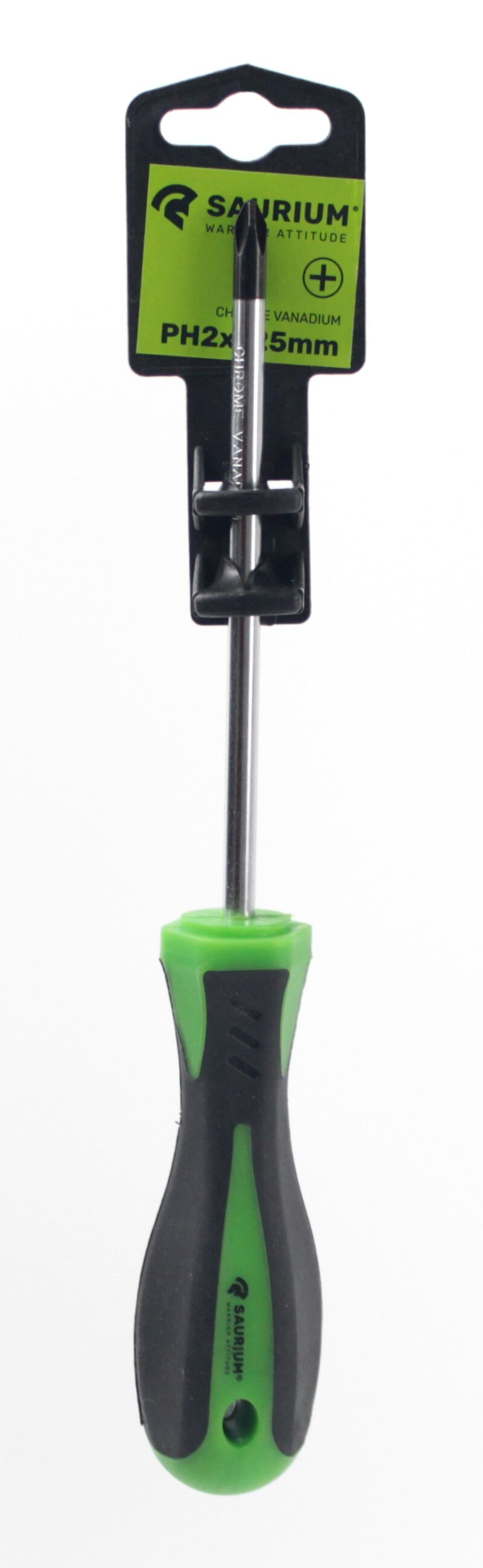 MADER 47622 - Destornillador Philips, PH2x125mm, Punta Magnética, Chrome Vanadium - SAURIUM® - Imagen 2