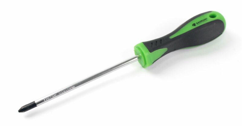 MADER 47622 - Destornillador Philips, PH2x125mm, Punta Magnética, Chrome Vanadium - SAURIUM®