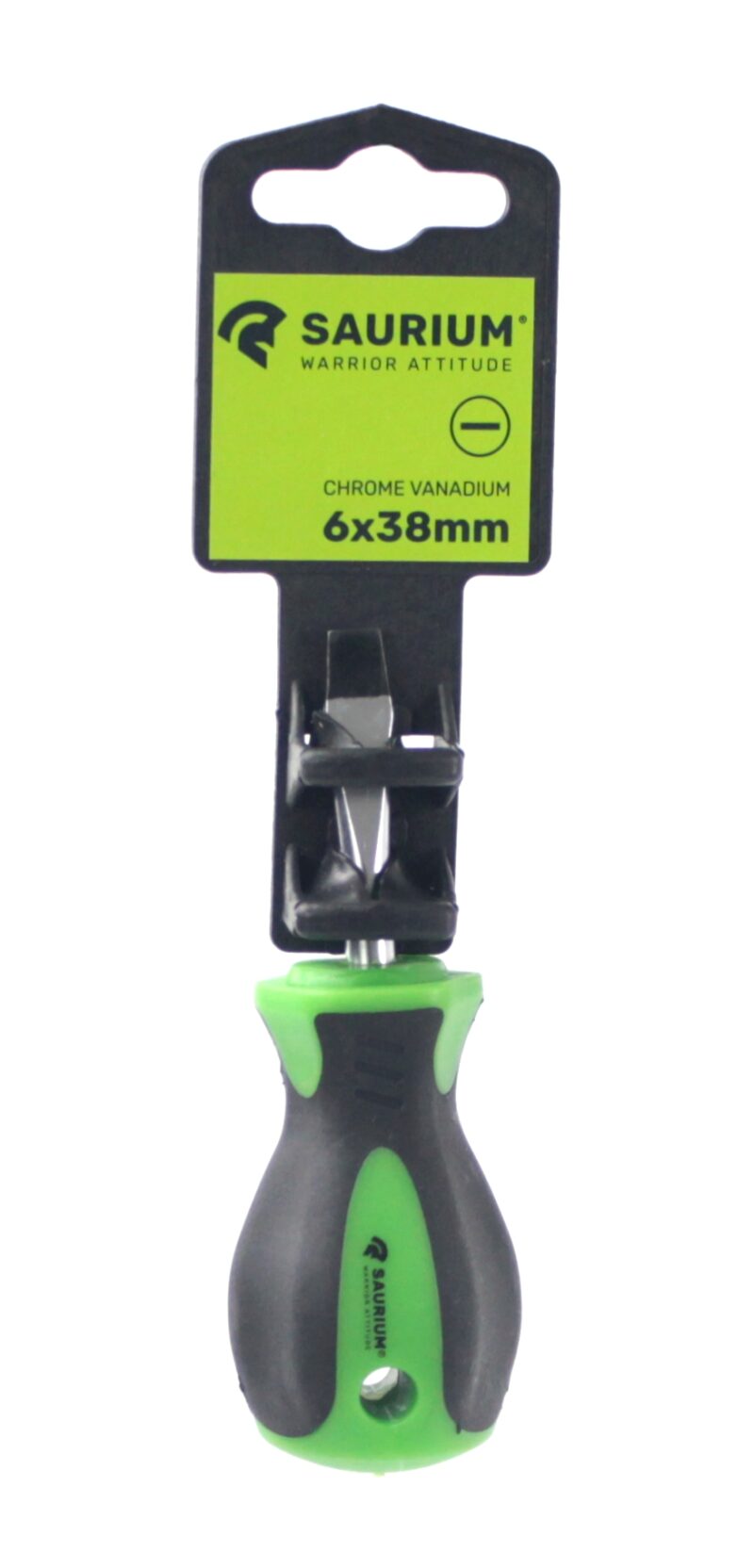 MADER 47610 - Destornillador Plana, 6x38mm, Punta Magnética, Chrome Vanadium - SAURIUM® - Imagen 2
