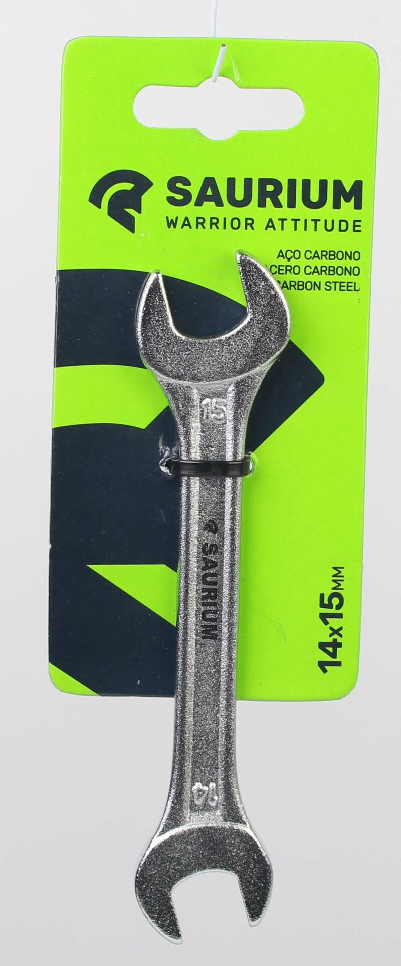 MADER 47202 - Llave 2 Bocas, 14x15mm, Acero Carbono - SAURIUM®