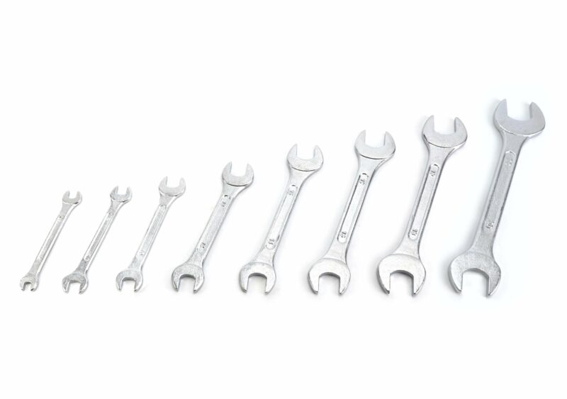 MADER 47215 - Llaves 2 Bocas, 8un, Acero Carbono - SAURIUM® - SAURIUM®