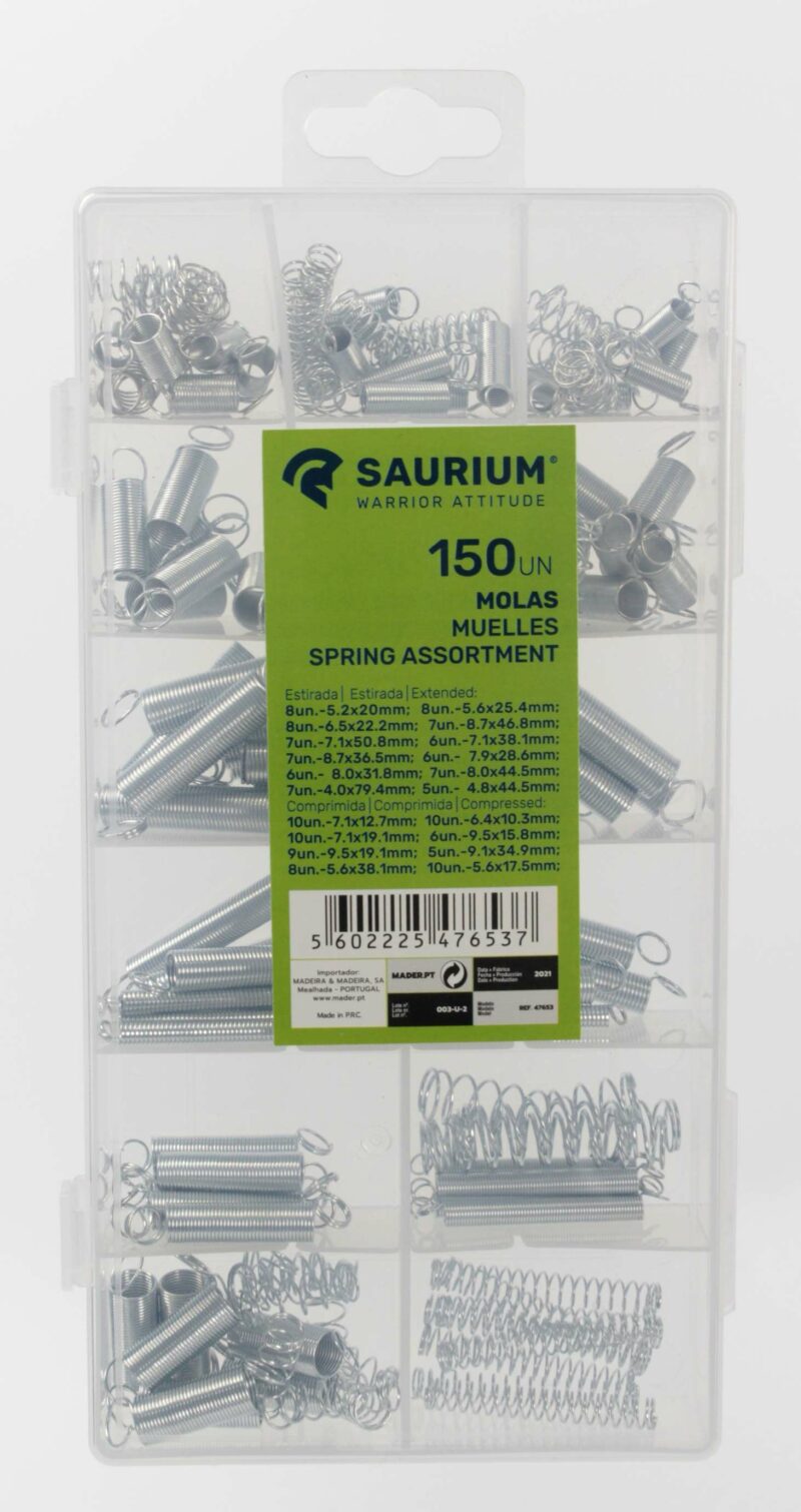 MADER 47653 - Muelles Sortido, 150un - SAURIUM® - Imagen 2