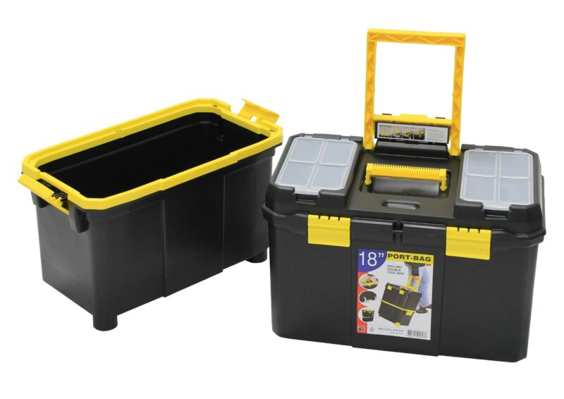 MADER 53758 - Caja Multiusos, Plastico, con Ruedas - Imagen 2