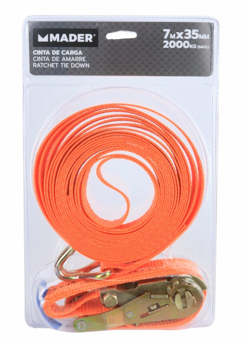 MADER 60705 - Cinta de Amarre, 2 Ton, 7mx35mm - Imagen 2