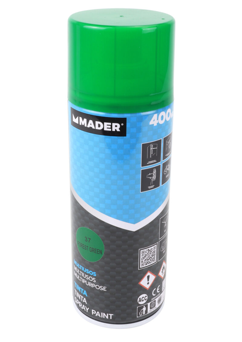 MADER 79406 - Spray Pintura, Multiusos, Light Green, Ref. 37, 400ml