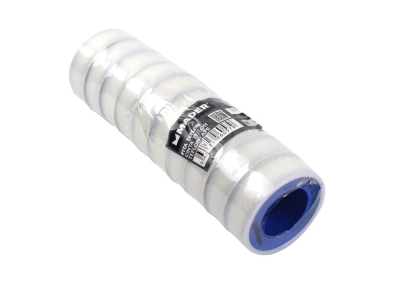 MADER 96057 - Cinta Selladora Teflon, 12mmx10m, 10Un - Imagen 3