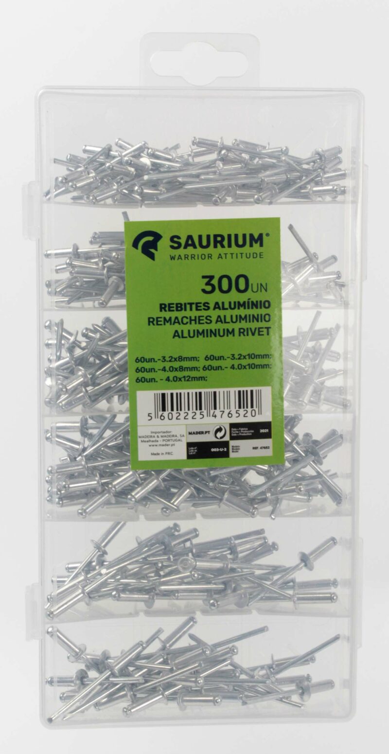 MADER 47652 - Remache Aluminio, 300un - SAURIUM® - Imagen 2