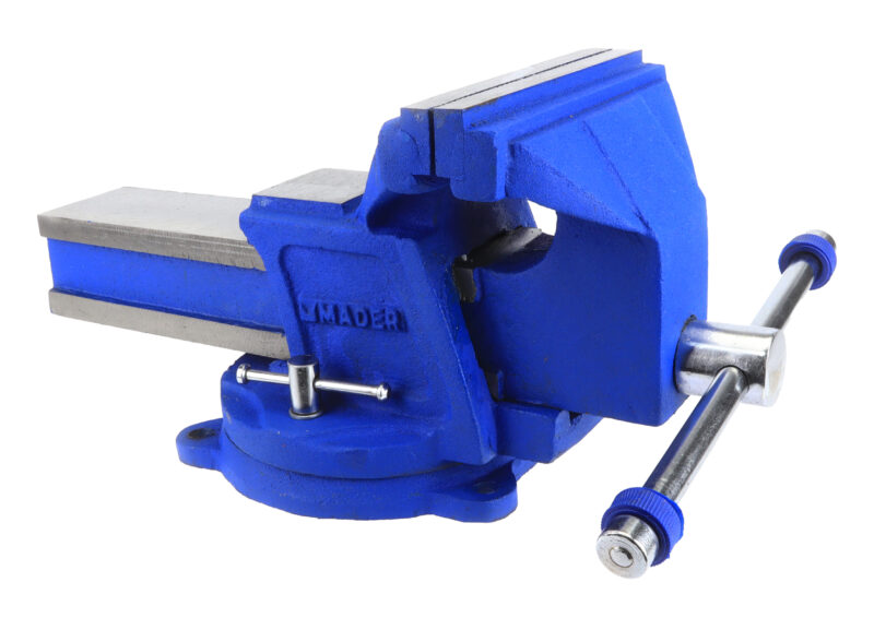 MADER 23153 - Tornillo de Banco, 150mm, Base Giratoria - Imagen 8