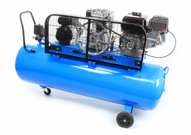 MADER 37151 - Compresor de Aire, Gasolina 5.5HP + Eléctrico 3HP, 200L - SAURIUM® - Imagen 7