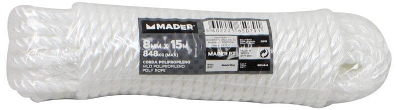 MADER 65079 - Hilo Polipropileno, 8mmx15m