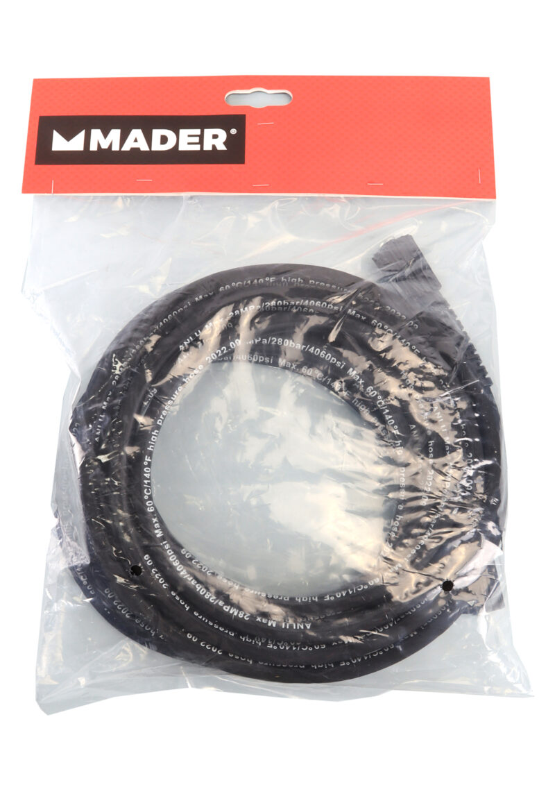 MADER 73564 - Manguera, Tela en Acero, 225bar, 10m - Imagen 3