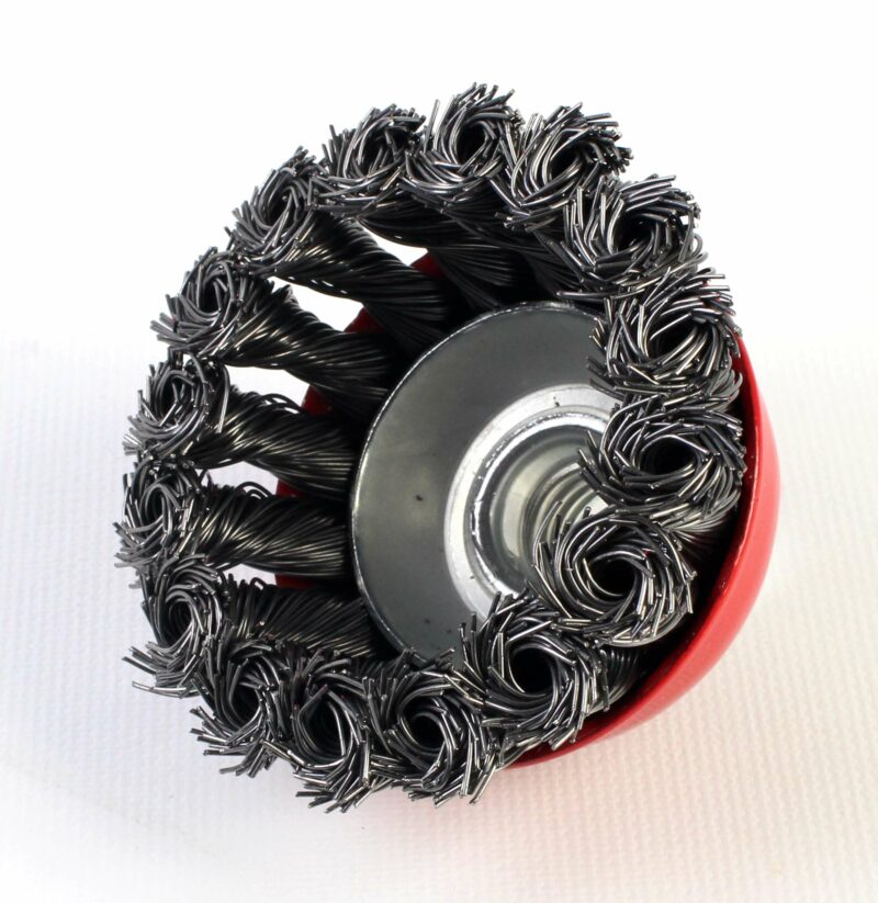 MADER 85349 - Cepillo, tipo Taza, Ø 65mm, M14, Acero Trenzado - SINDEX® - Imagen 2