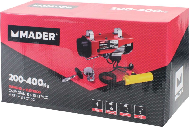 MADER 87441 - Cabestrante Eletrico, 200/400Kg - Imagen 4