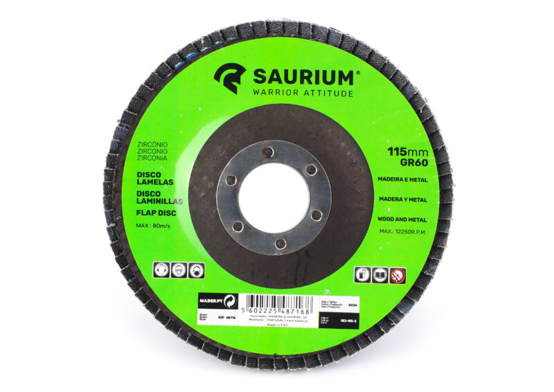 MADER 48716 - Disco Laminillas, Zirconio, 115mm, GR60 - SAURIUM®
