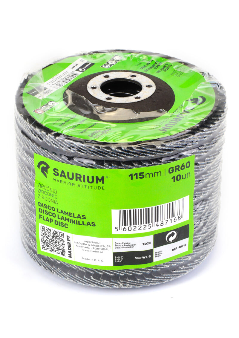 MADER 48716 - Disco Laminillas, Zirconio, 115mm, GR60 - SAURIUM® - Imagen 4