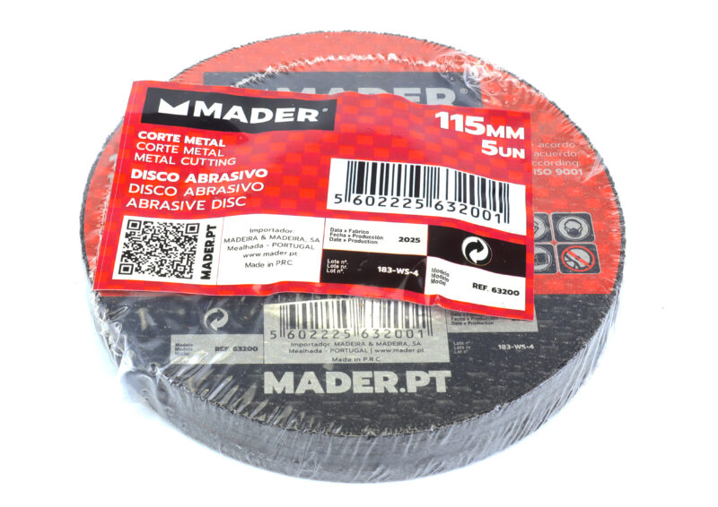 MADER 63200 - Disco Abrasivo, Corte Metal, 115mm - Imagen 4