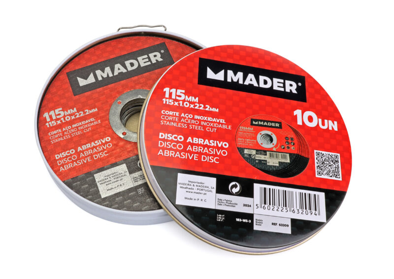 MADER 63209 - Disco Abrasivo, Corte Acero Inox, 115mm, 10un - Imagen 6