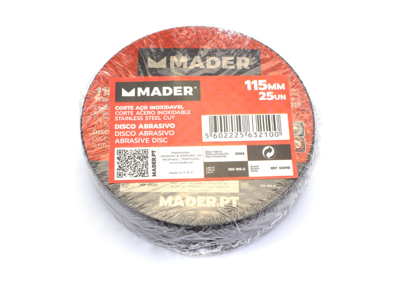 MADER 63210 - Disco Abrasivo, Corte Acero Inox, 115mm - Imagen 4