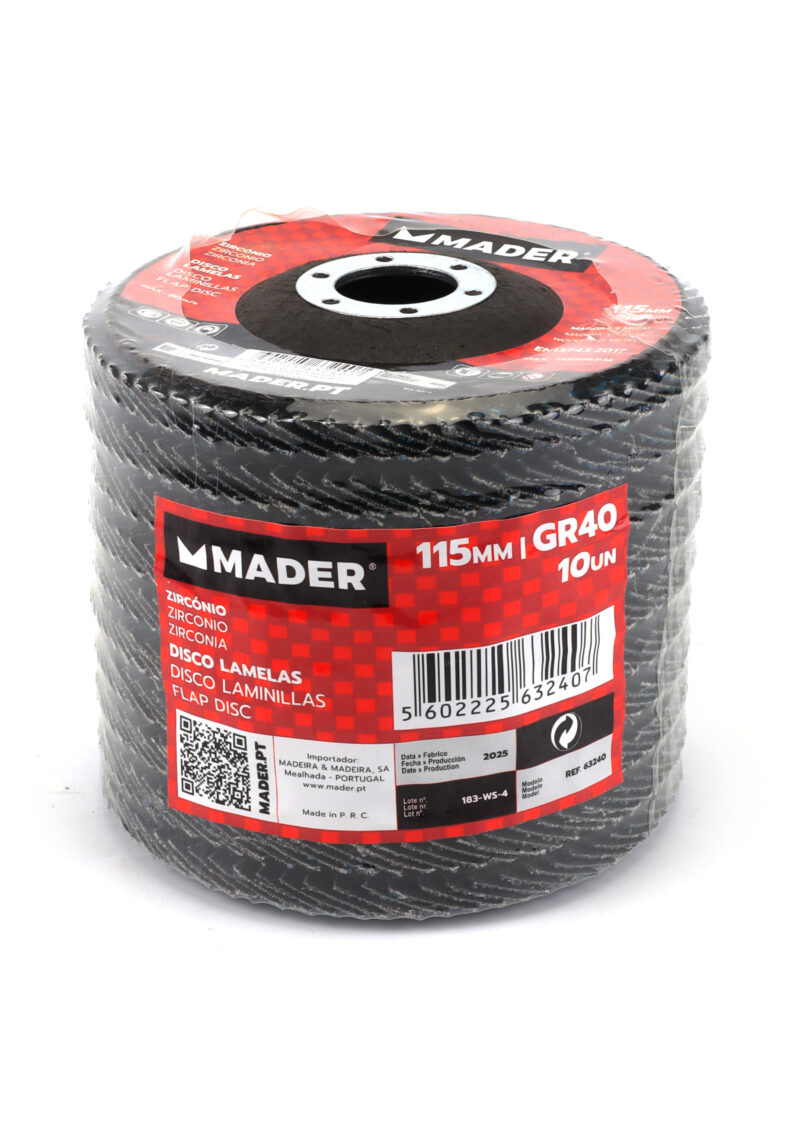 MADER 63240 - Disco Laminillas, Zirconio, 115mm, GR40 - Imagen 4