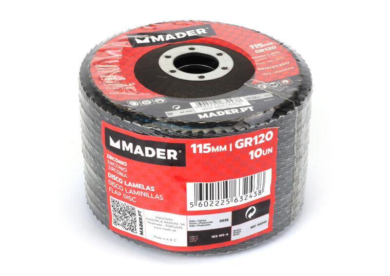 MADER 63243 - Disco Laminillas, Zirconio, 115mm, GR120 - Imagen 4