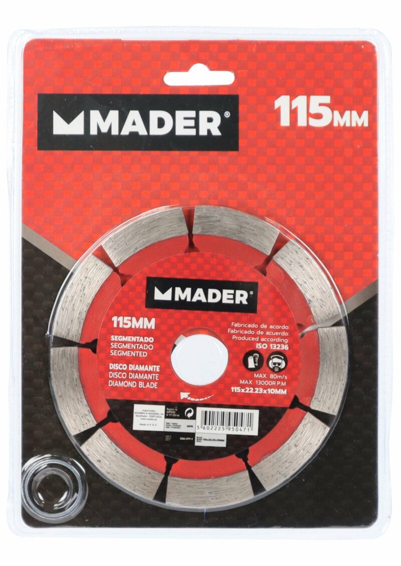 MADER 95047 - Disco Diamante, Segmentado, 115mm - Imagen 4