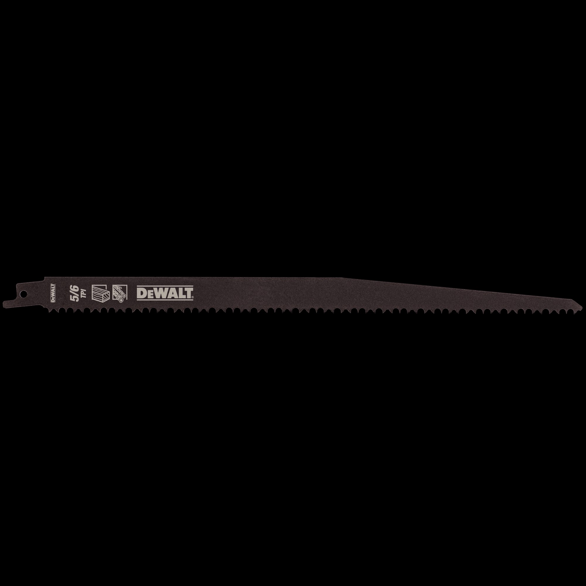 Hoja de sierra sable HCS, longitud: 305m, paso de diente: 8.5mm, para corte  en madera gruesa sin clavos (20-250mm), madera viva y poda (hasta 250mm)