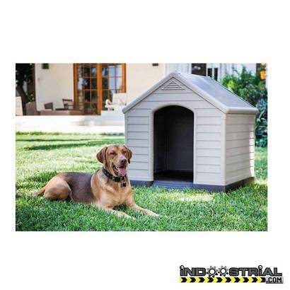 Keter Caseta De Perro Marron Exterior Grande Para Jardín Y Terraza Hecha En  Resina Resistente 95x99x99 Wxdxh Cm en Planeta Huerto